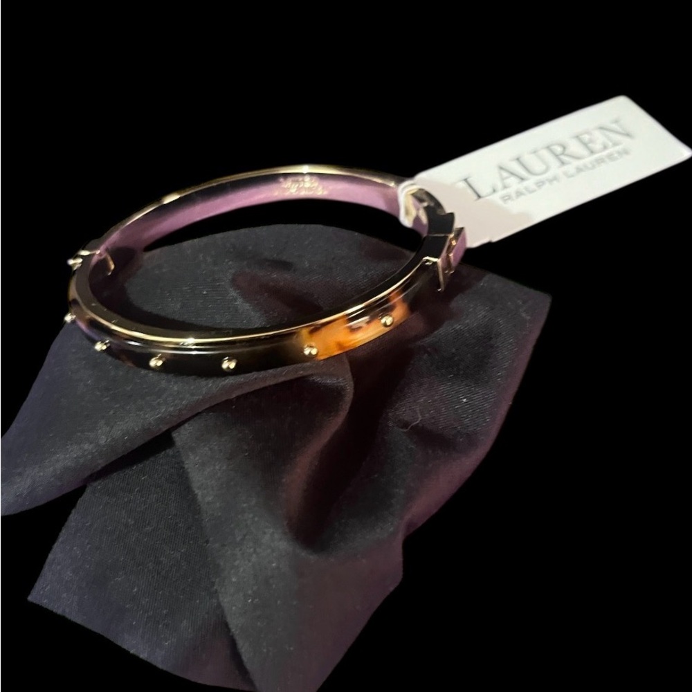 Ralph Lauren Gold Studded Bracelet